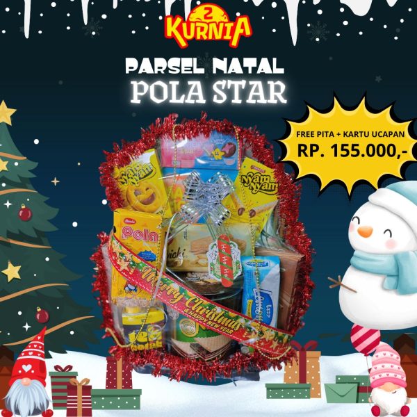 Parcel natal pola star